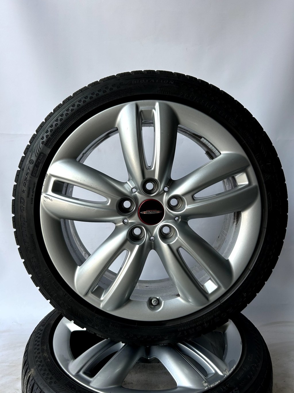 MINI Cooper S F55 F56 F57 17 inch JCW Velgen + Winterbanden — thumbnail 5