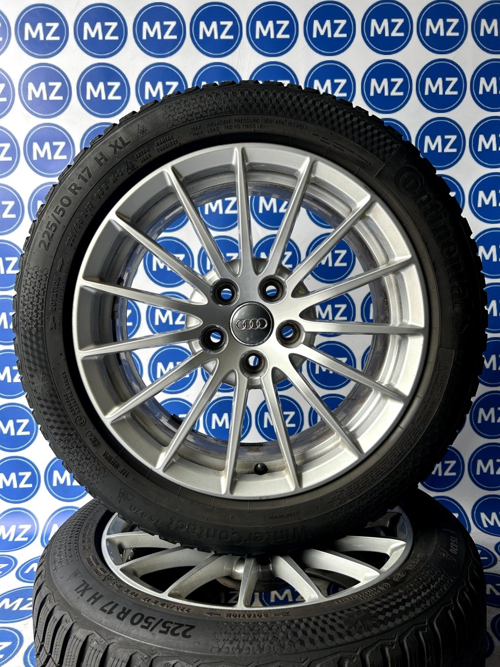 Audi A4 A5 B8 B9 | 17 inch Velgen + Winterbanden — thumbnail 5